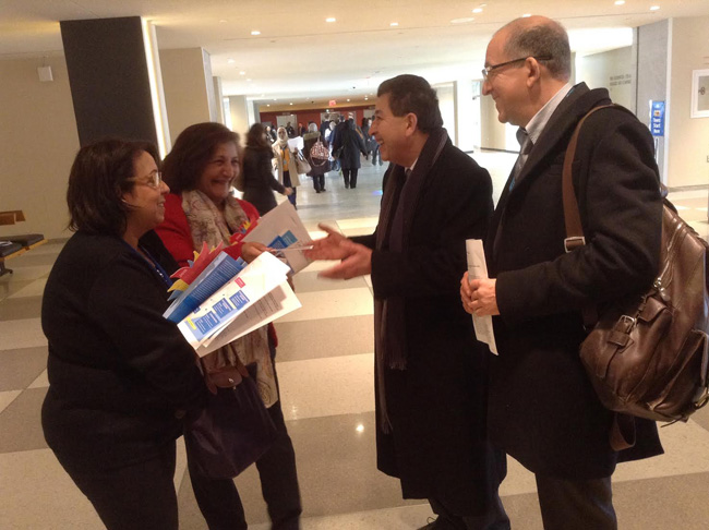 AISA ONG Internationale à l'ONU à New York 59e session de la Commission de la condition de la femme de l'ECOSOC